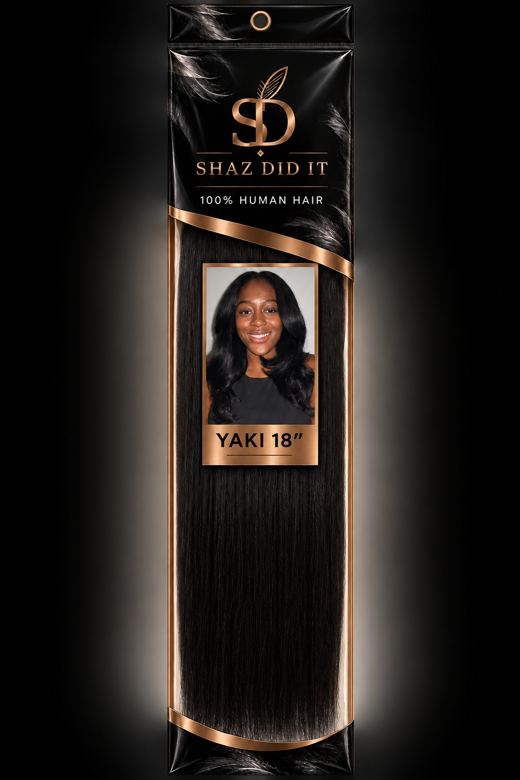 Shaz Did It 100% Human Hair Yaki 18-inch package
