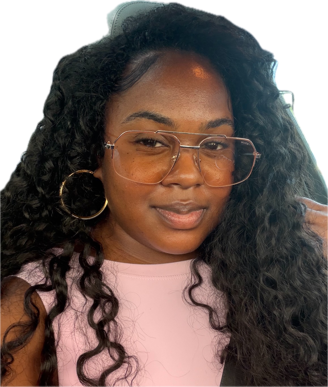 Curly hairstyle created by Shaz using Gold Collection hair