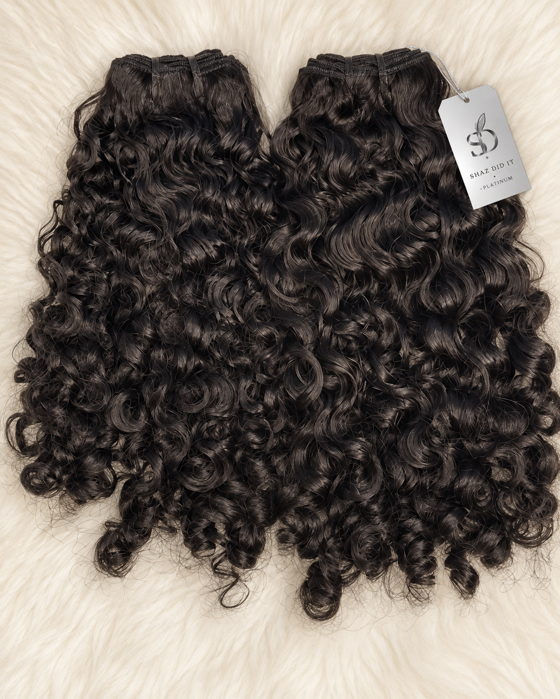 Shaz Did It Platinum Collection Raw Cambodian Burmese Curl hair