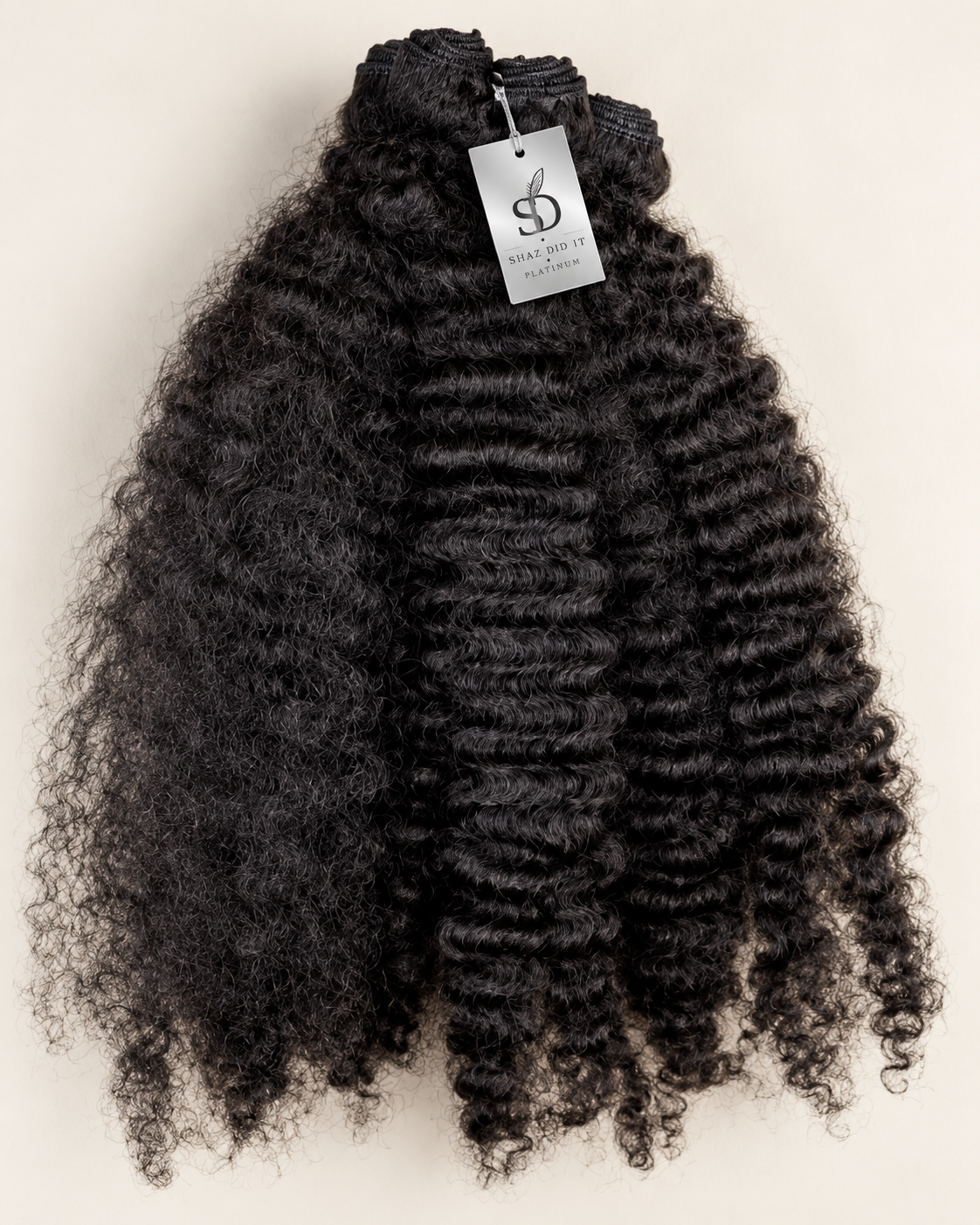 Shaz Did It Platinum Collection Raw Cambodian Kinky Curl hair