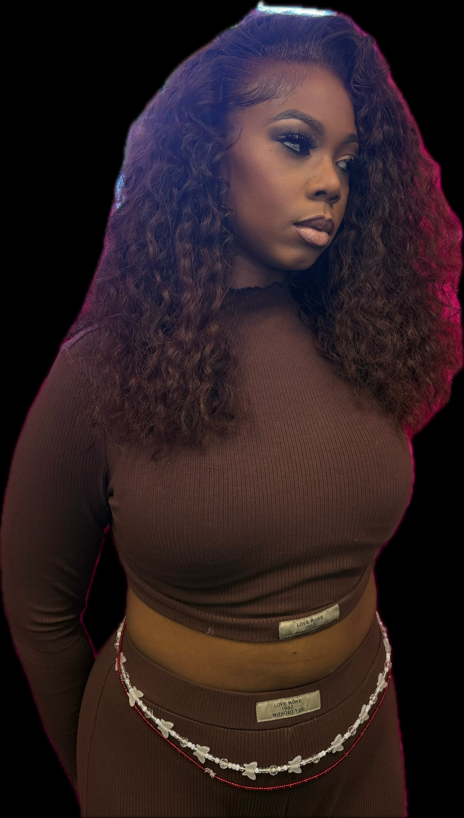 Cambodian Deep Curly hairstyle created by Shaz using Platinum Collection hair